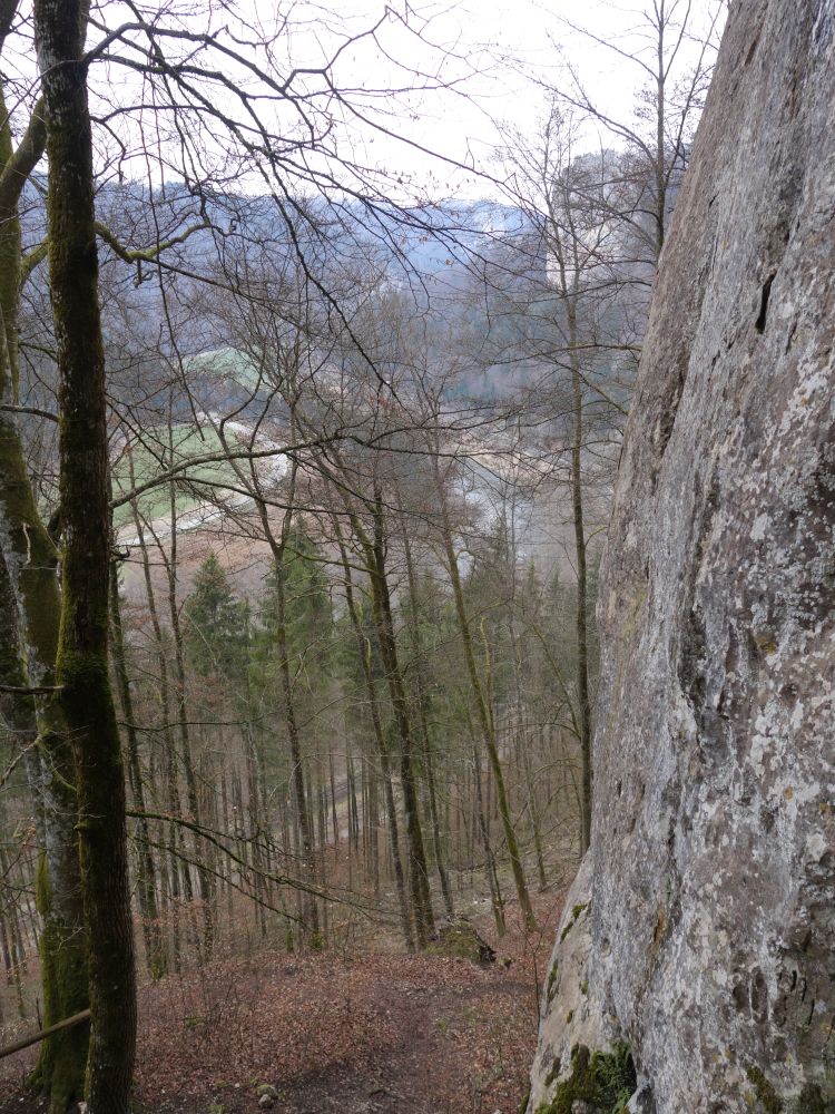 Blick aus der Petershöhle