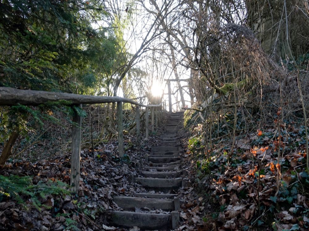 Treppe beim Burghof