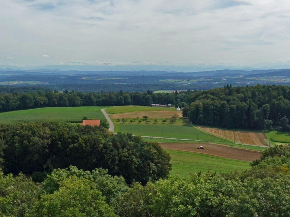 Alpen in Wolken