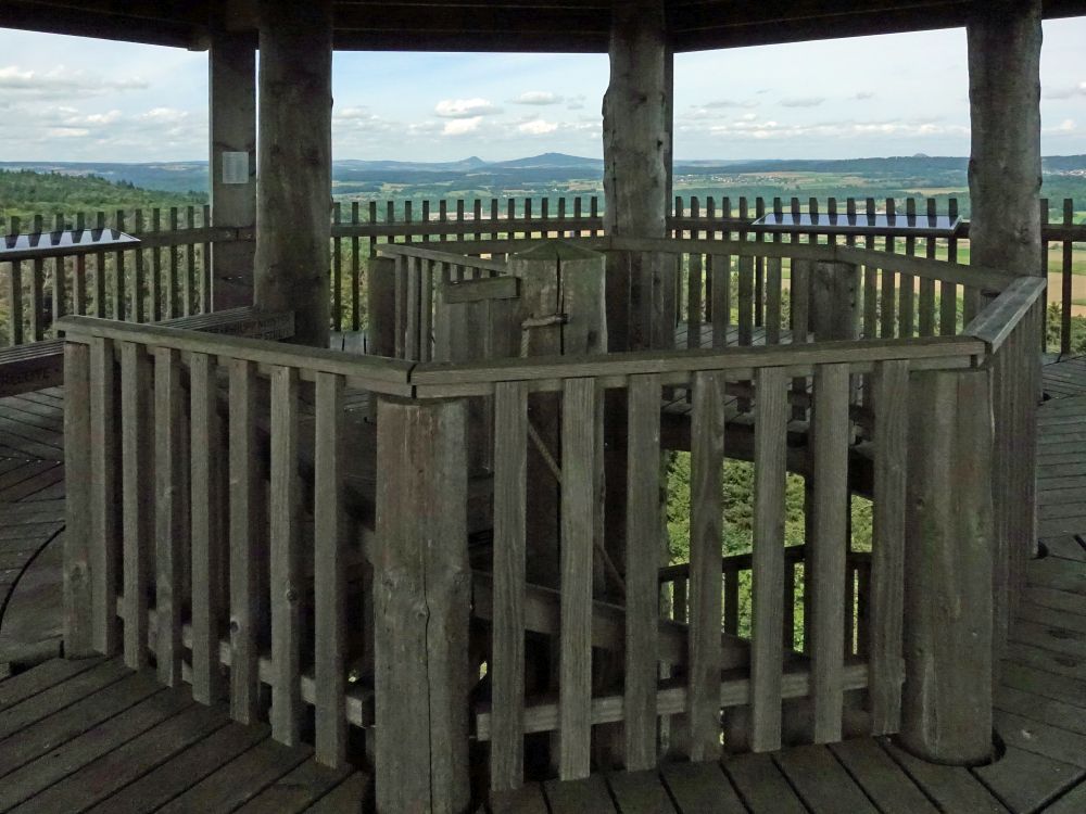 Treppengeländer am Aussichtsturm