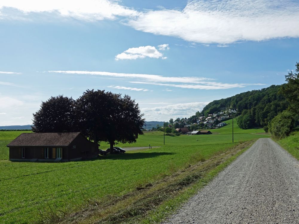 Blick von der Talstrasse auf Mörlen