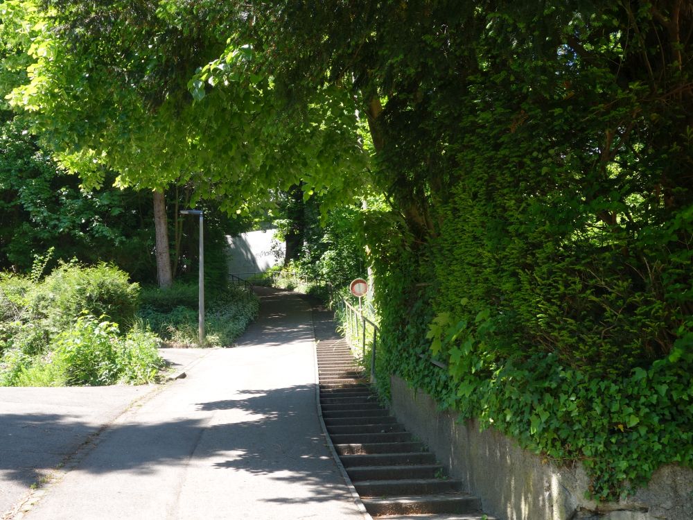 Treppe am Strassenrand