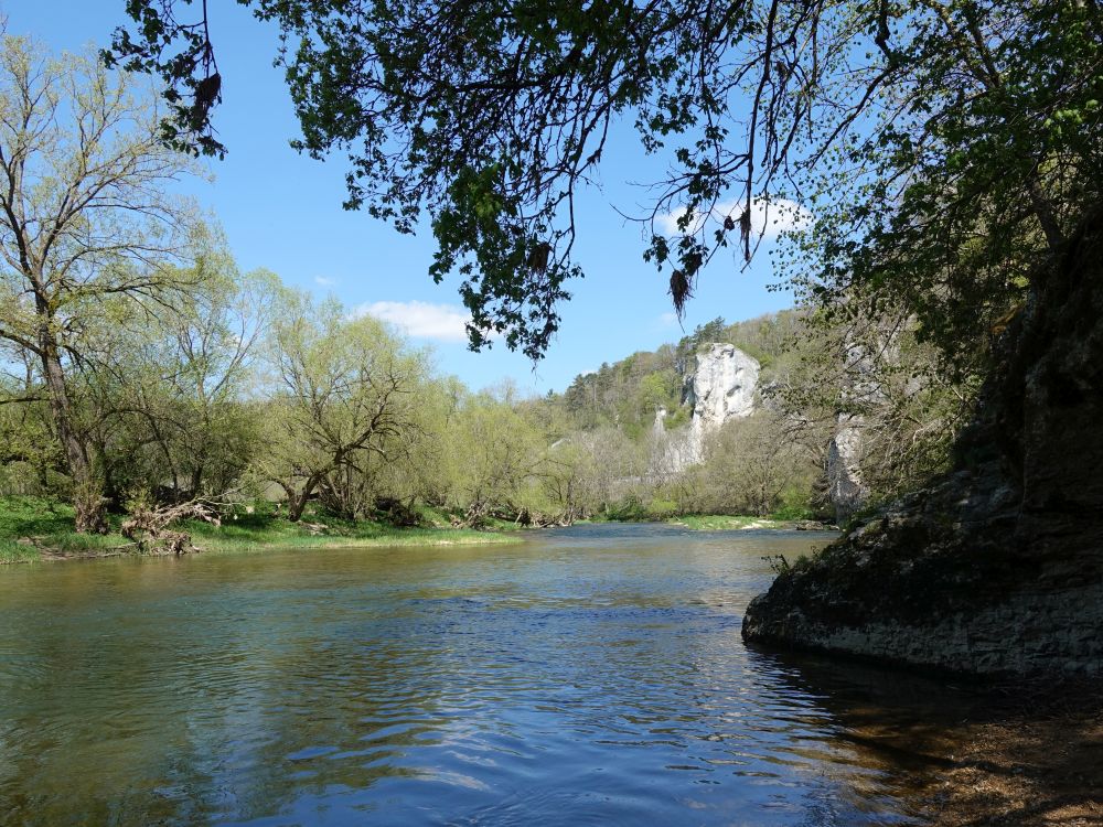 Donau unterhalb der Teufelsbrücke