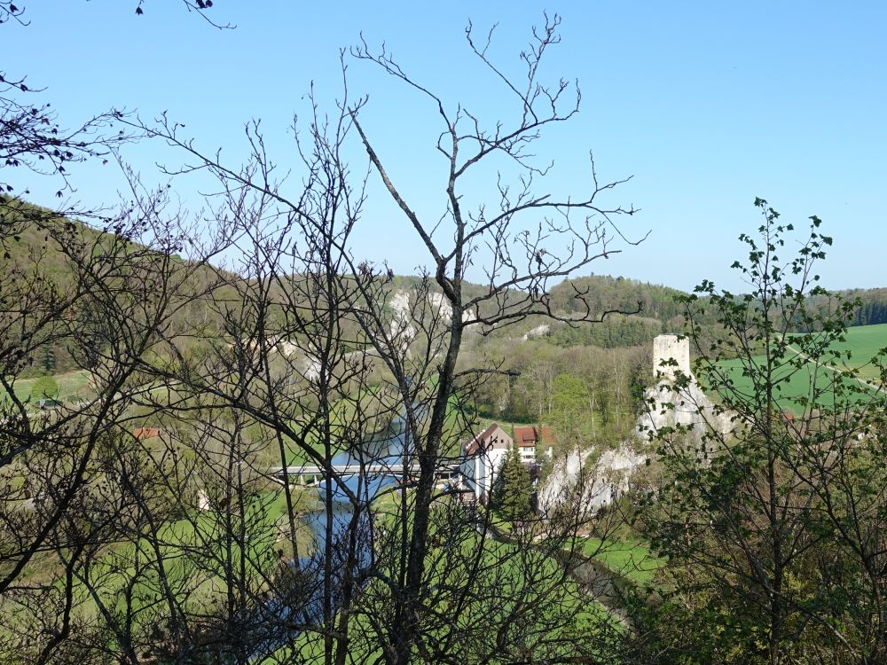 Blick vom Robertsfelsen auf Dietfurt