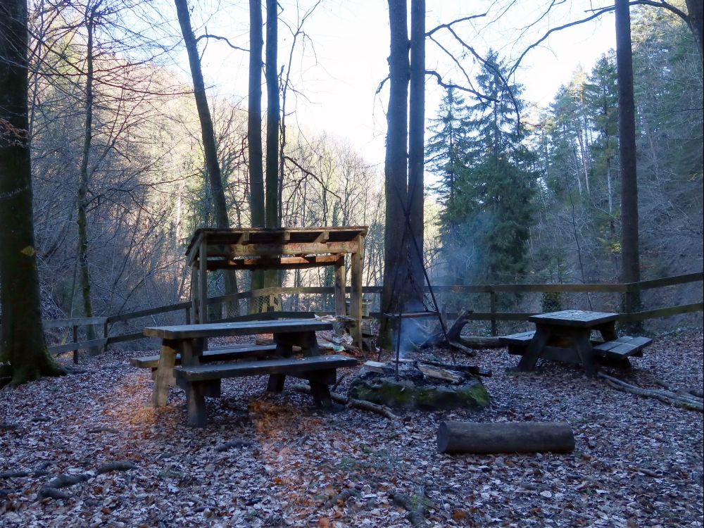 Grillplatz oberhalb Giessenfall