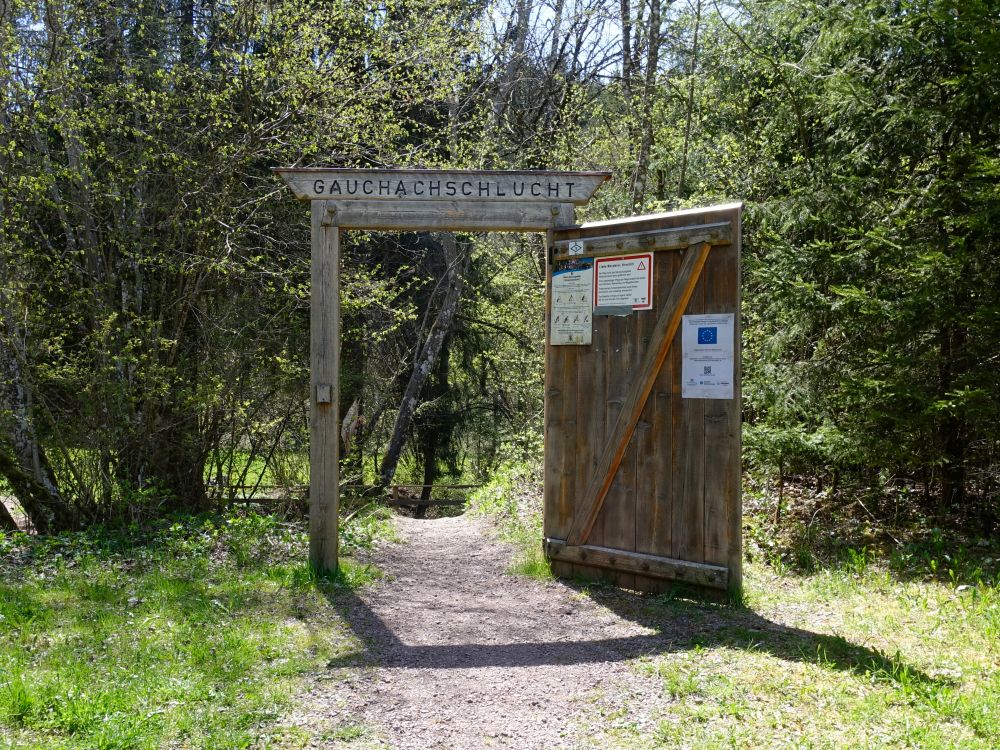 Eingangstor Gauchachschlucht