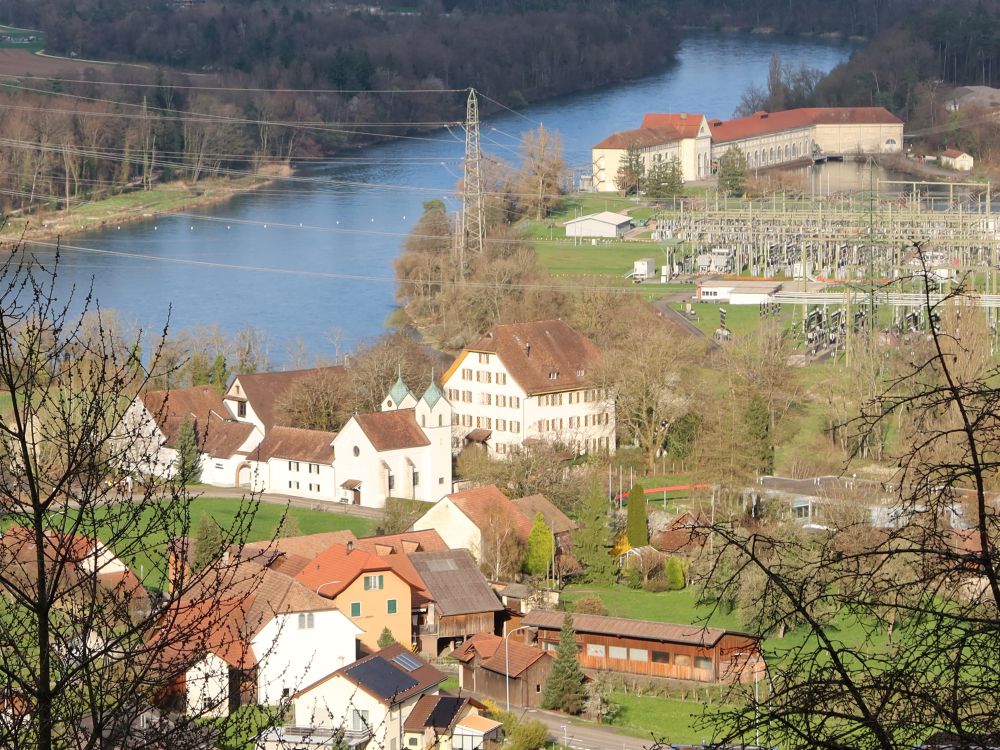 Böttstein und Wasserkraftwerk