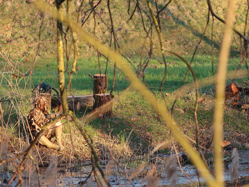 Fotograf in Tarnkleidung