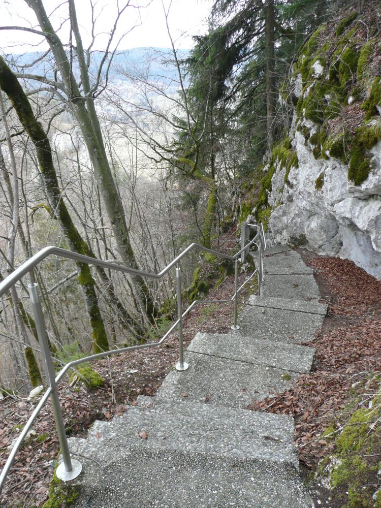 Zugang zur Kolbinger Höhle