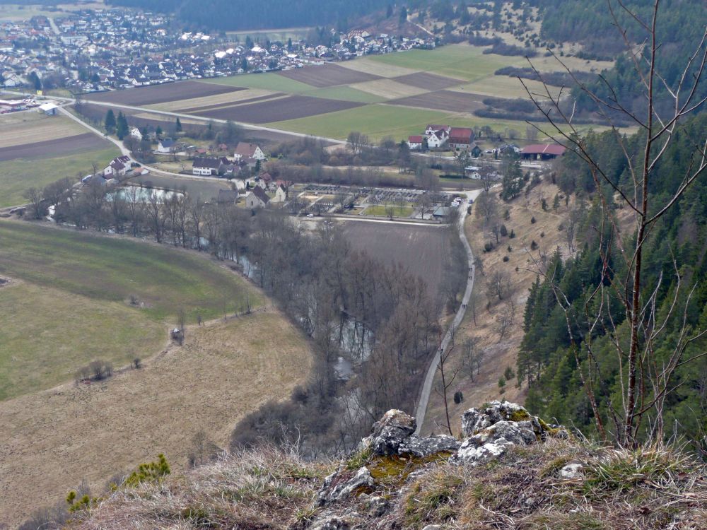 Blick zum Friedhof Mhlheim