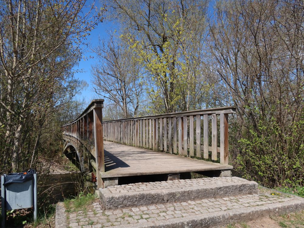 Holzbrücke über die Breg