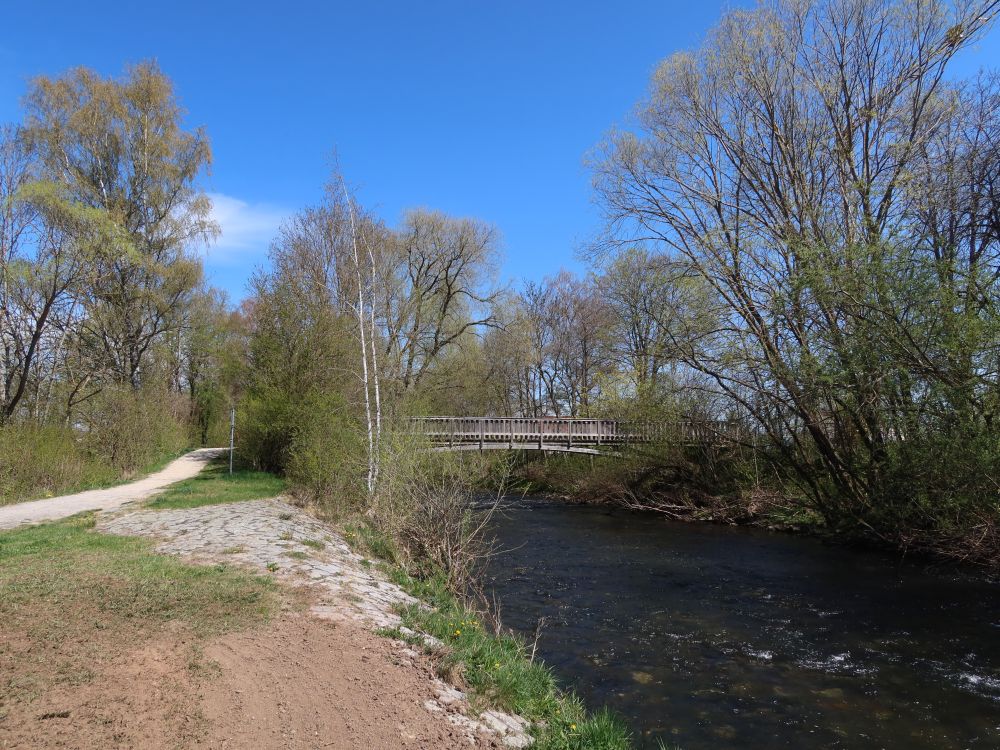 Holzbrücke über die Breg