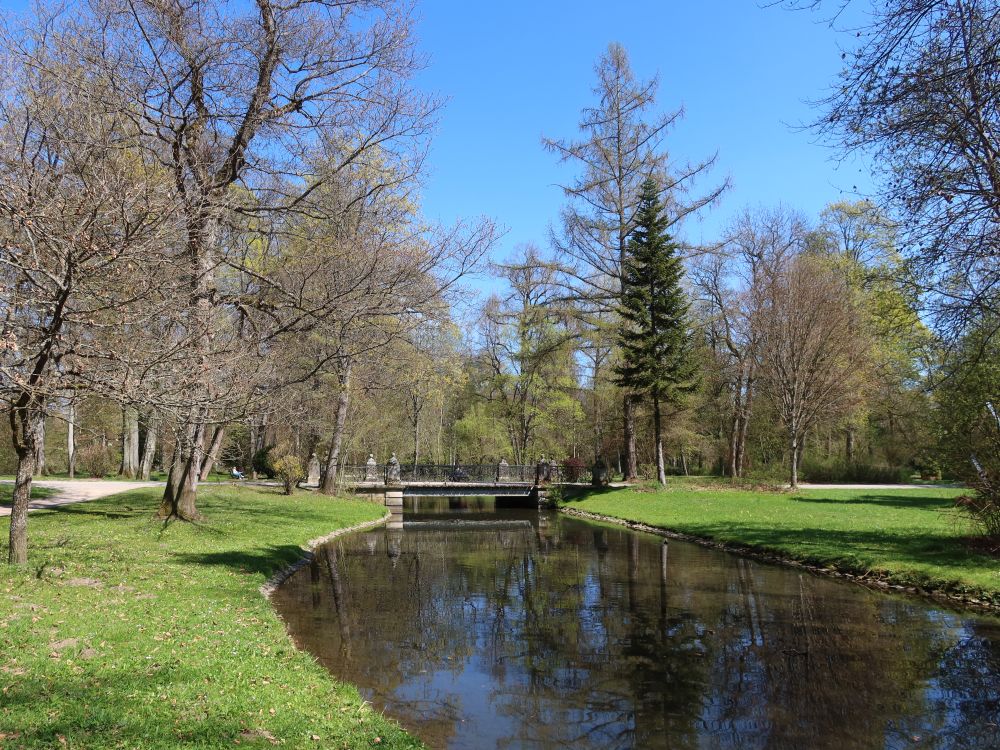 Brücke am Parkteich