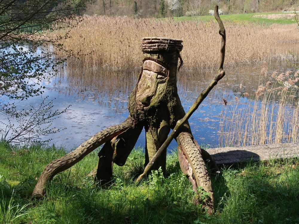 hölzerne Skulptur