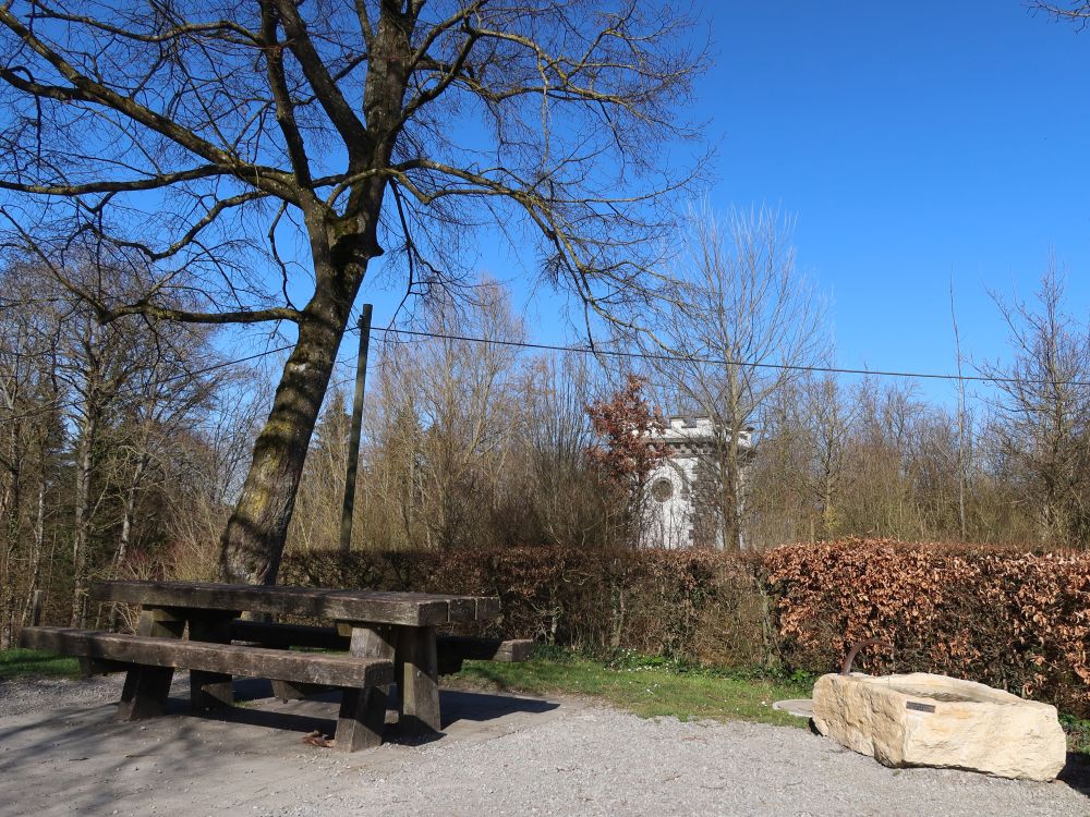 Sutzbank und Wasserreservoir