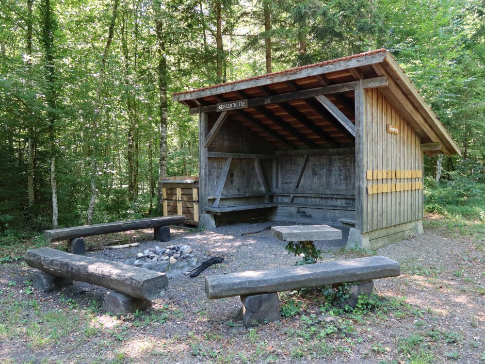 Feuerstelle bei Geisserthütte