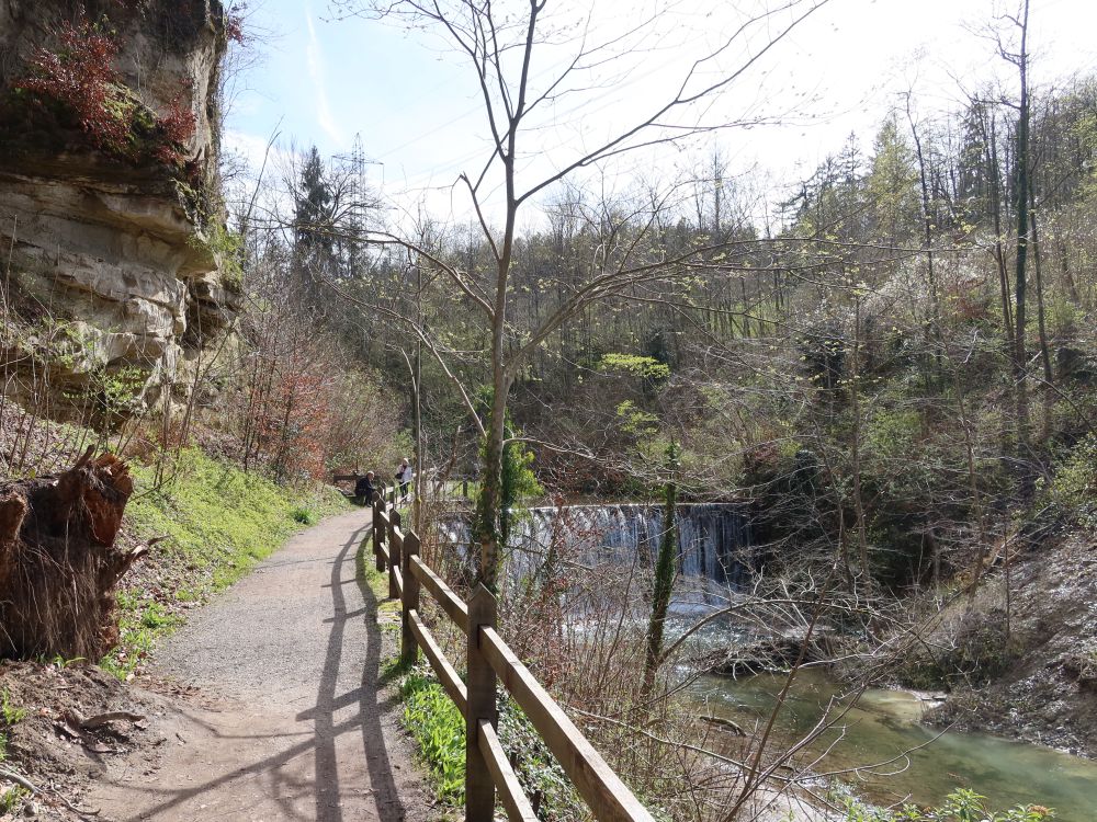 Wildbach-Wasserfall