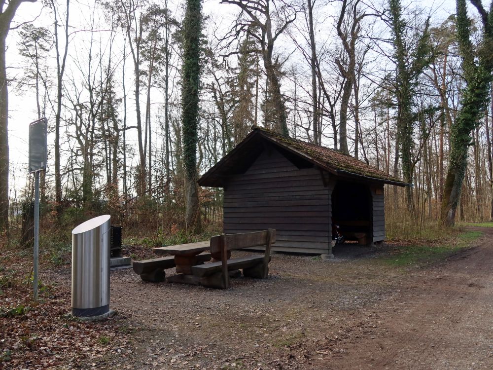 Grillstellen bei Waldhütte