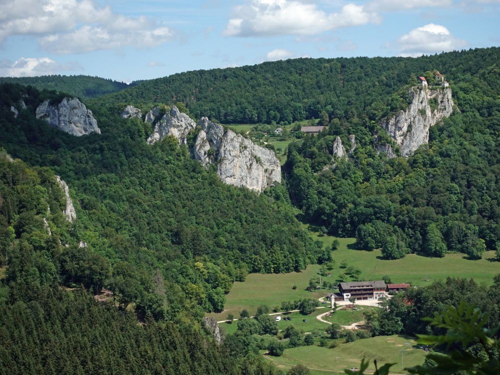 Jägerhaus und Schloss Bronnen