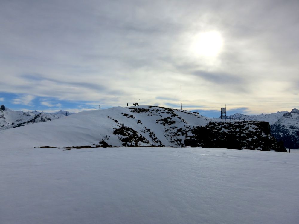 Gegenlicht am Gipfel