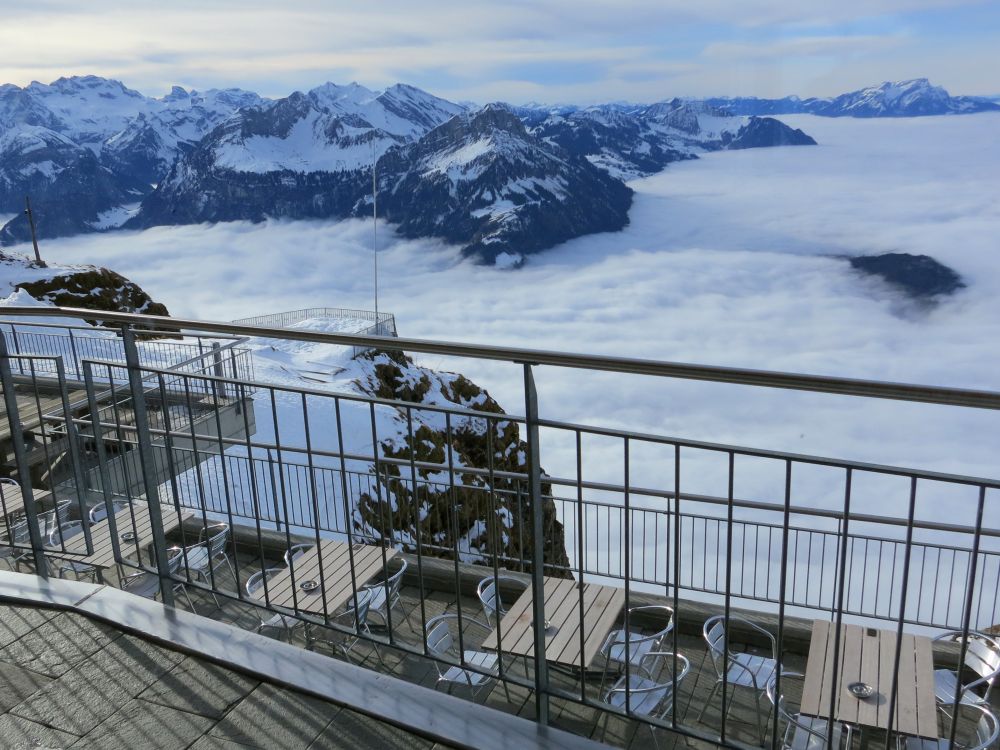 Nebel überm Vierwaldstätter See