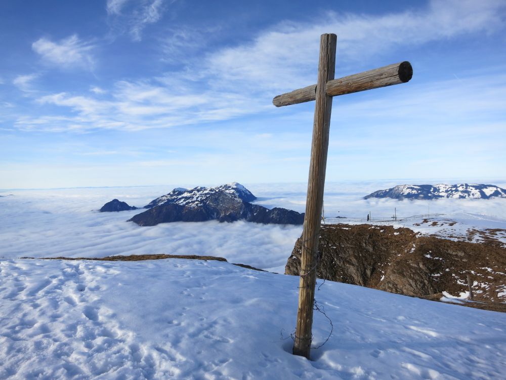 Rigi und Gipfelkreuz