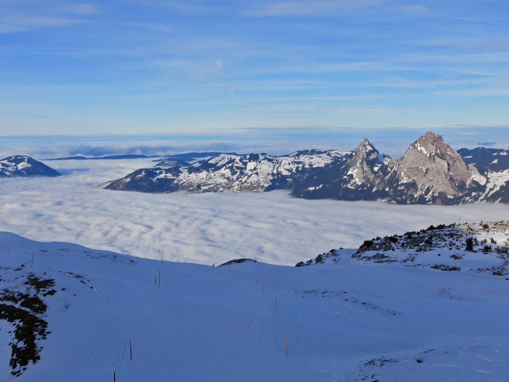 Blick Richtung Wildspitz und Mythen