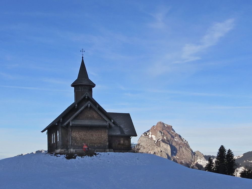 Kirche von Stoos und Grosser Mythen