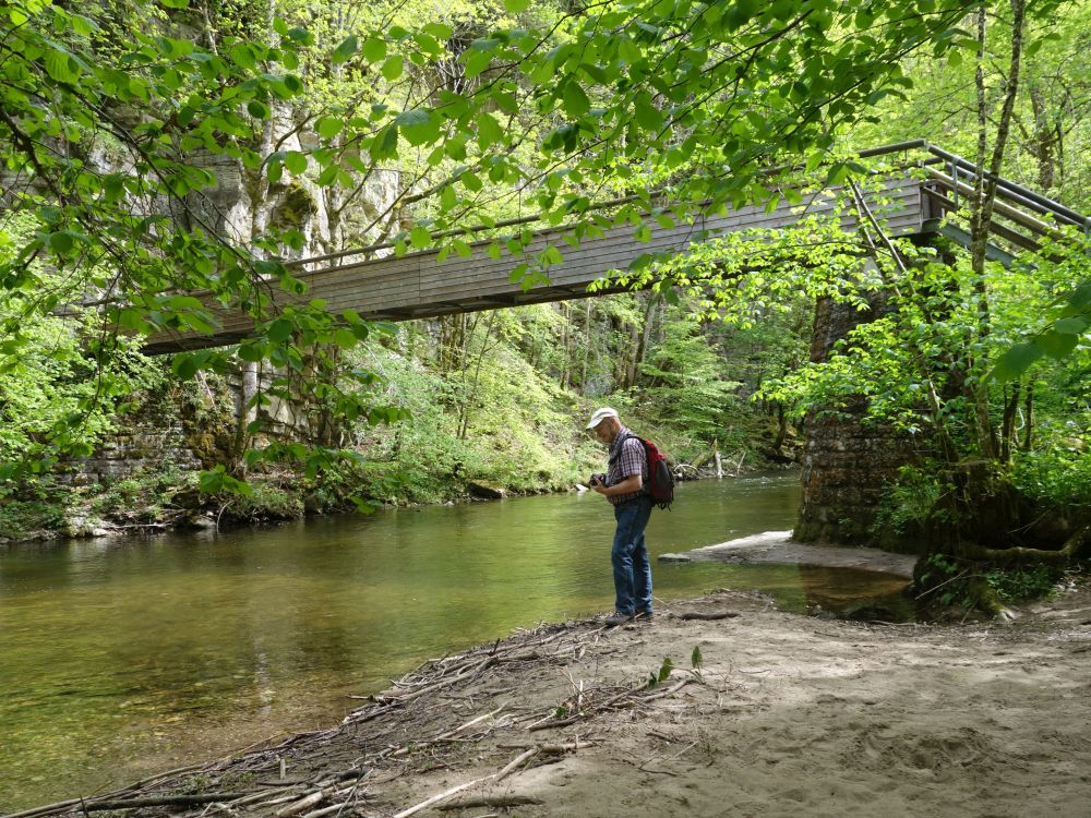 Holzsteg an der Wutach