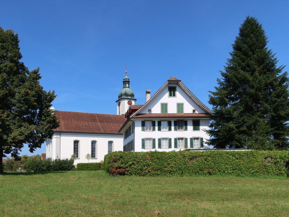 Pfarrhaus und Pfarrkirche St. Jakobus ...