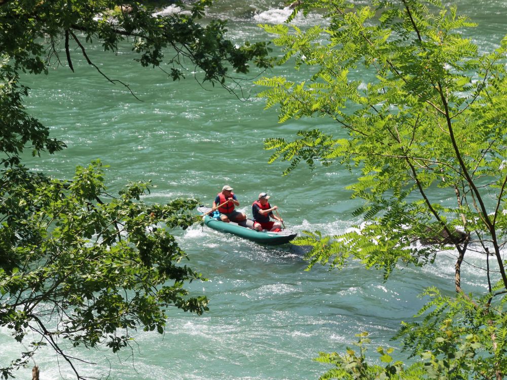 Paddler auf der Reuss