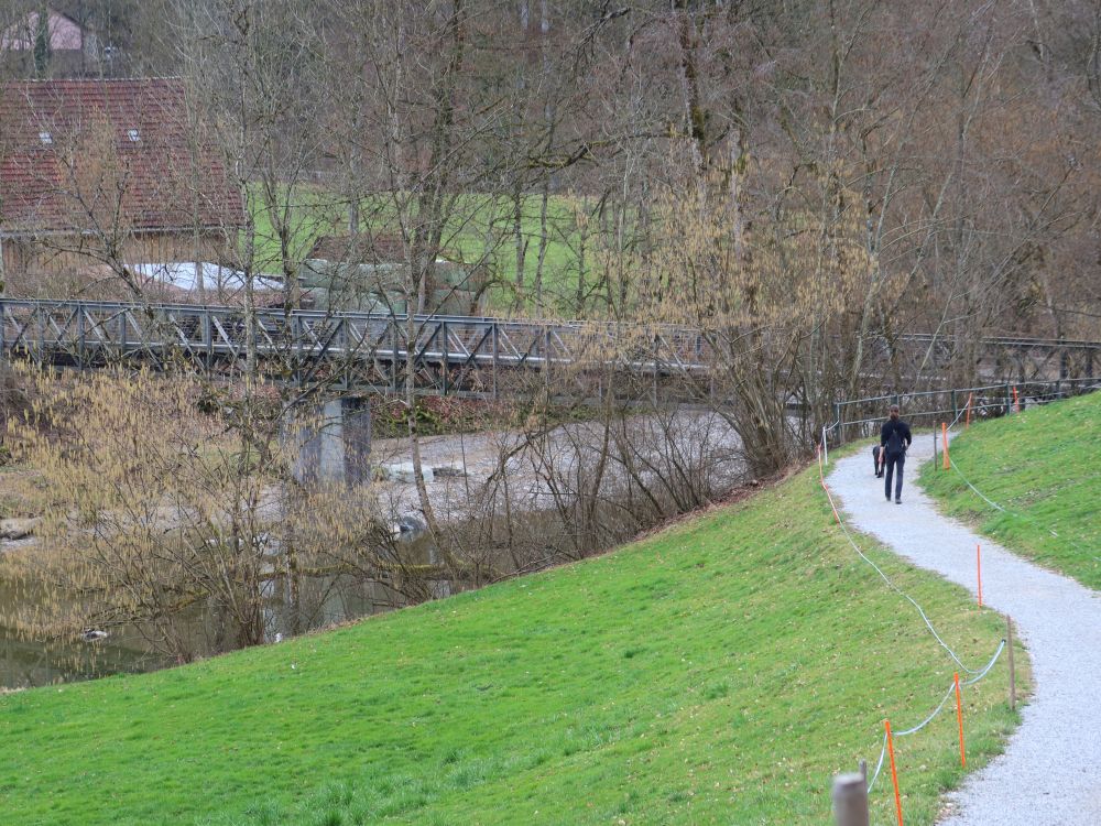 Fussgängerbrücke über die Sitter