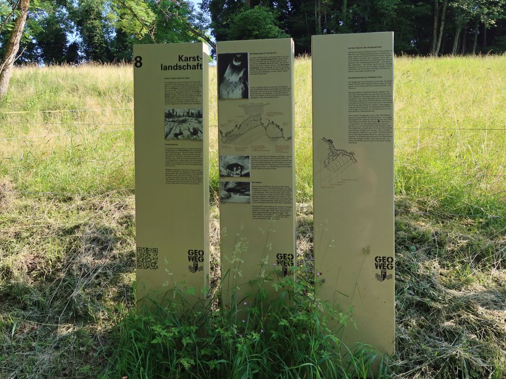 Infotafeln zum Geoweg