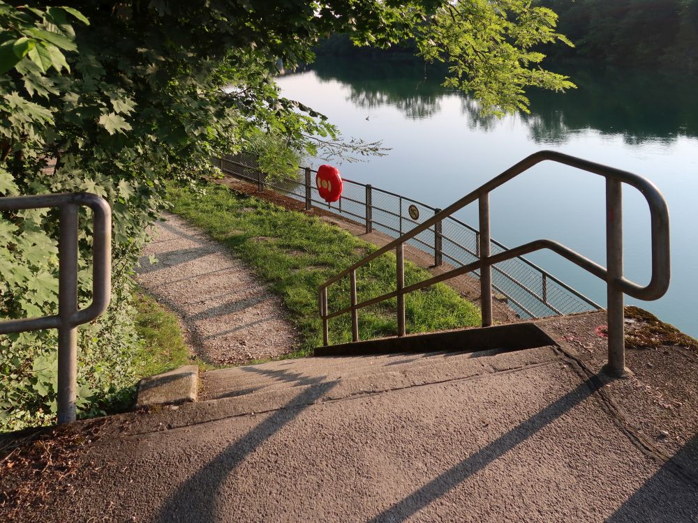 Treppe am Wehr