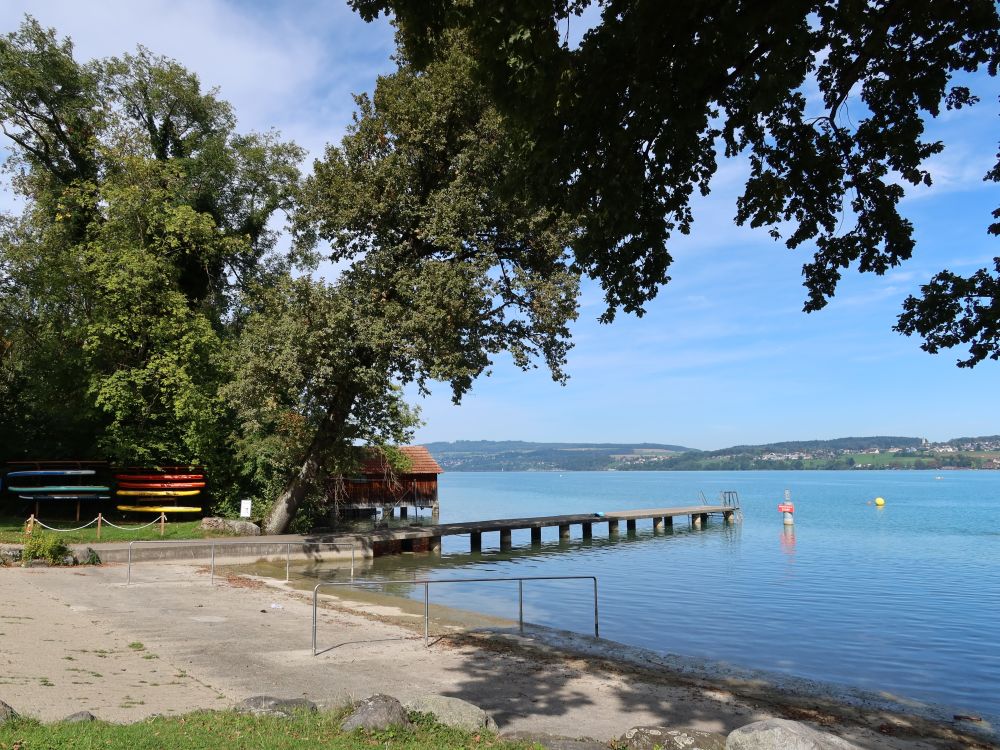 Steg am Strandbad Beinwil