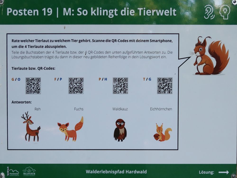 Infotafel (QR-Code lesen)