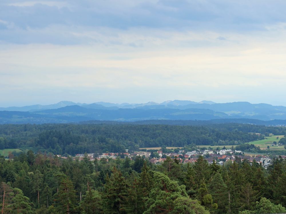 Blick Richtung Osten auf die Voralpen