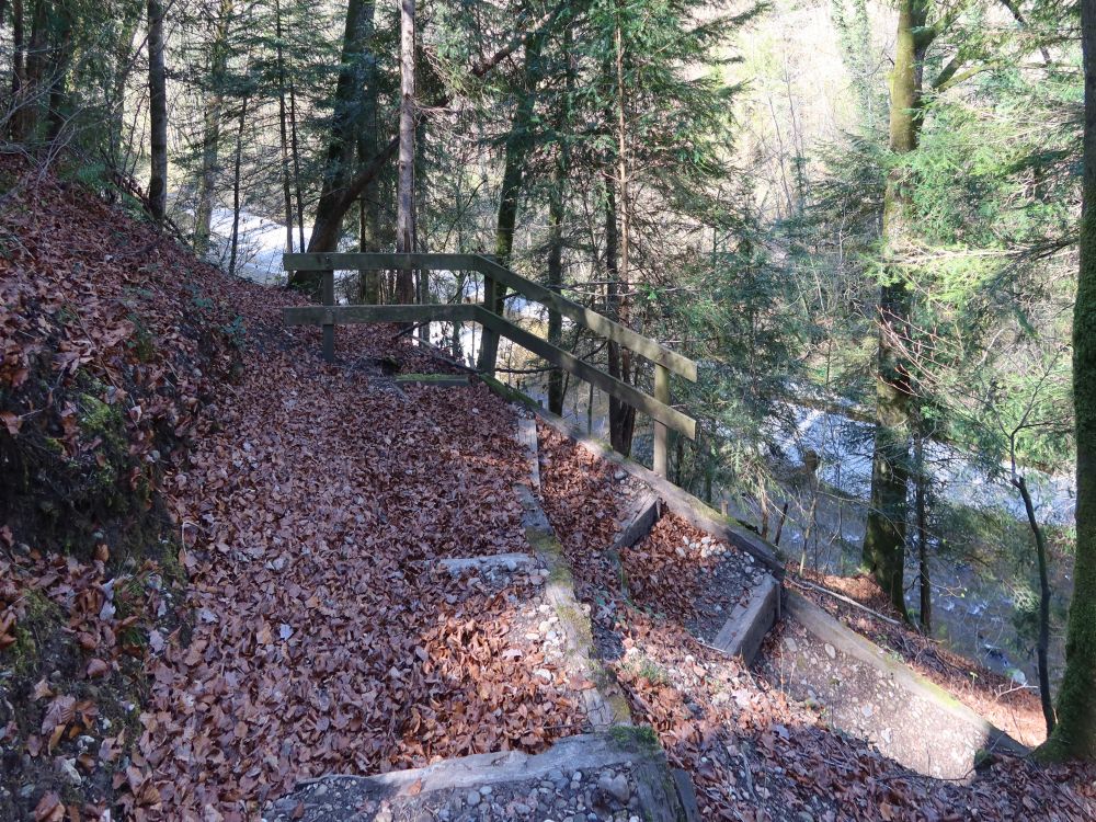 Abstieg zum Tannertobel