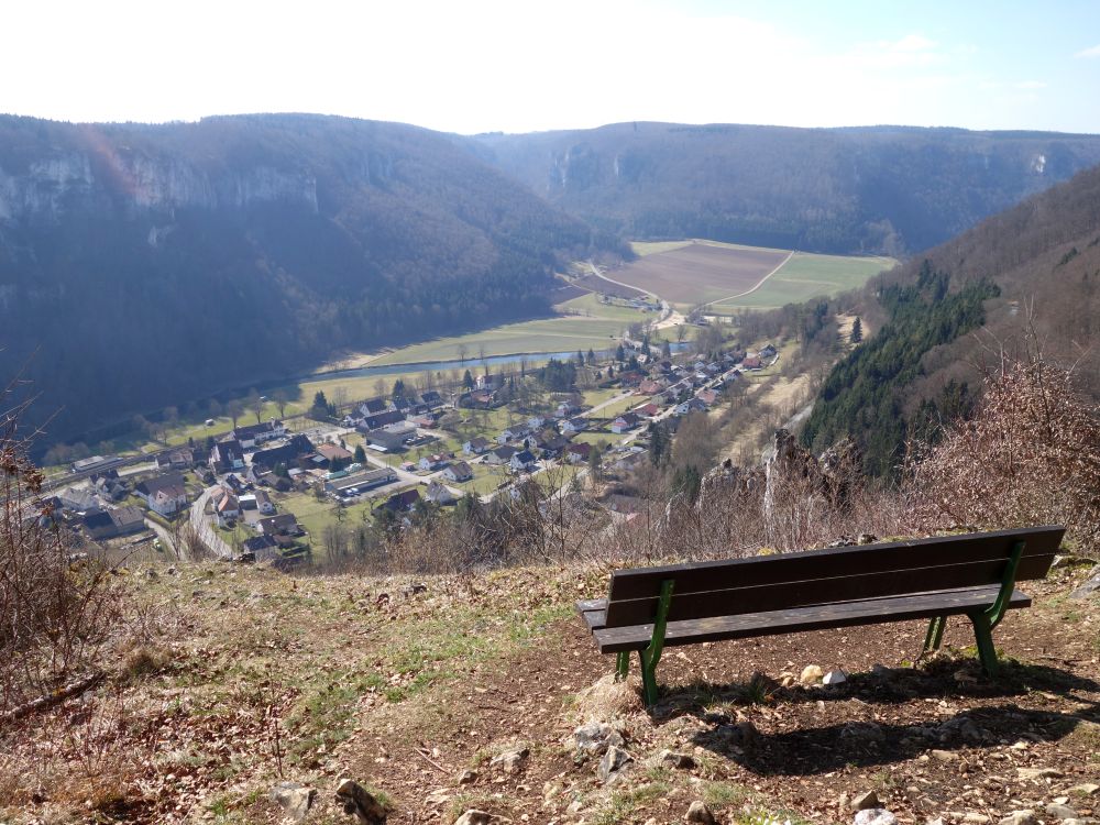 Blick auf Hausen im Tal