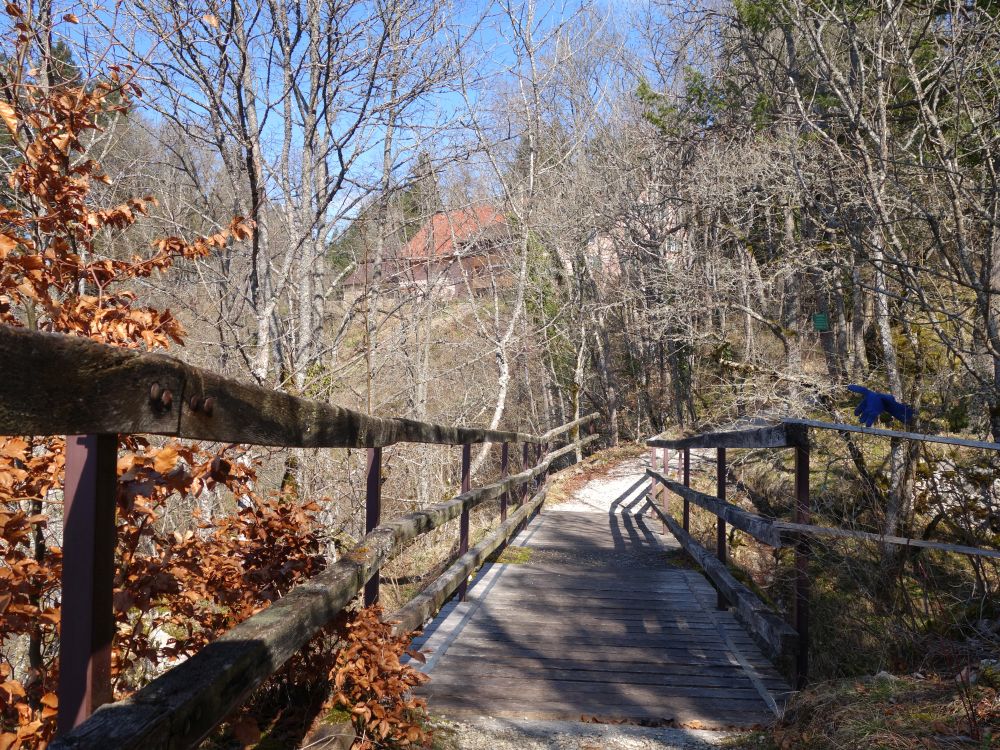 Fallbrcke bei Schloss Hausen