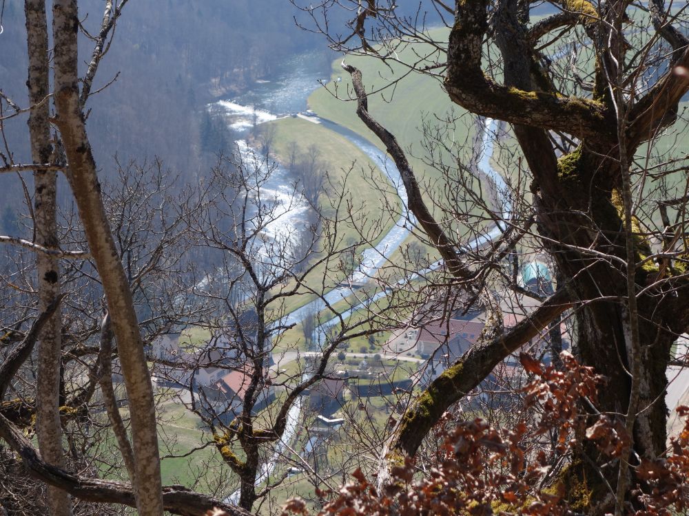 Blick vom Korbfelsen