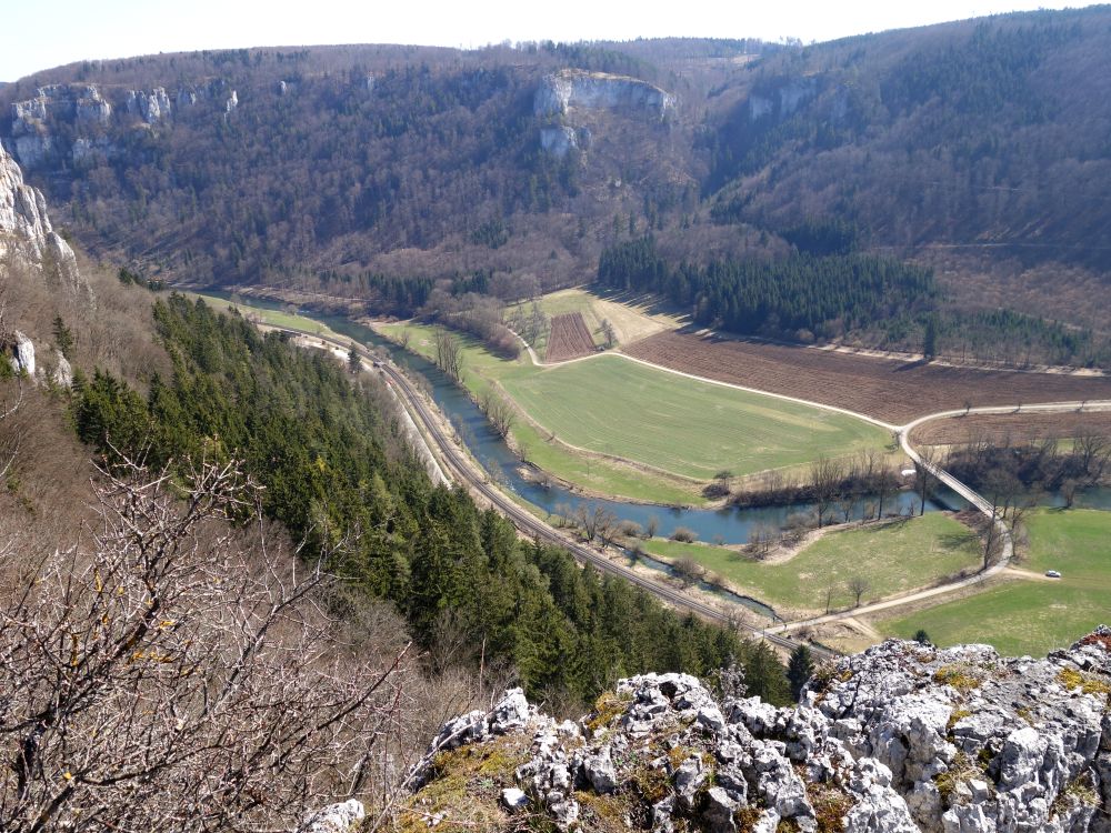 Blick vom Korbfelsen