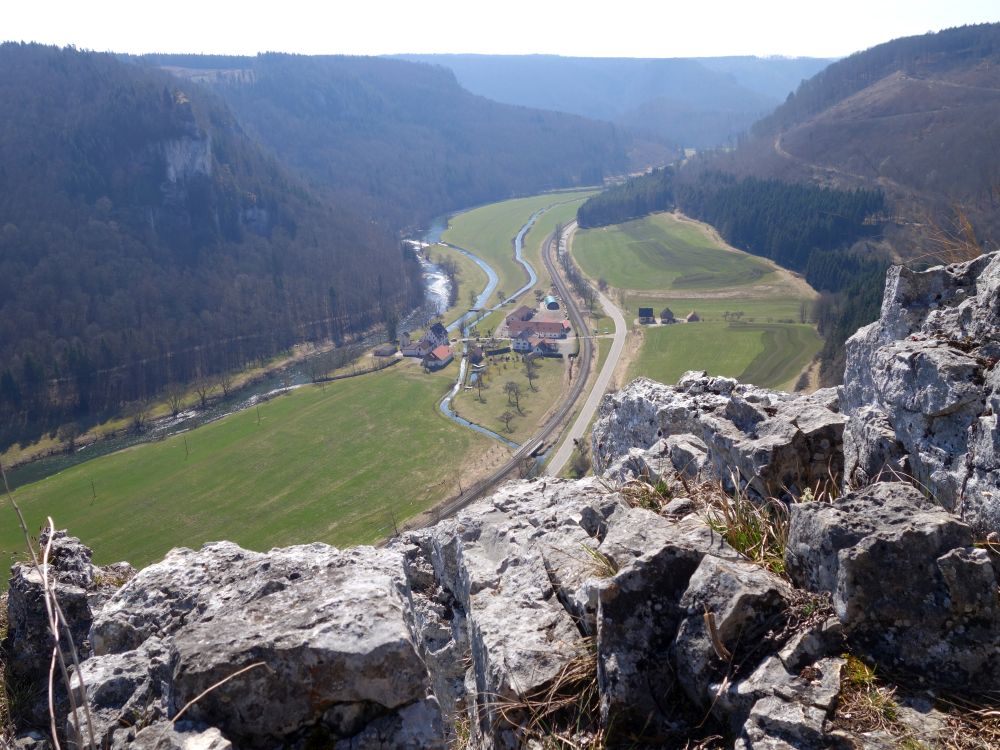 Blick vom Korbfelsen