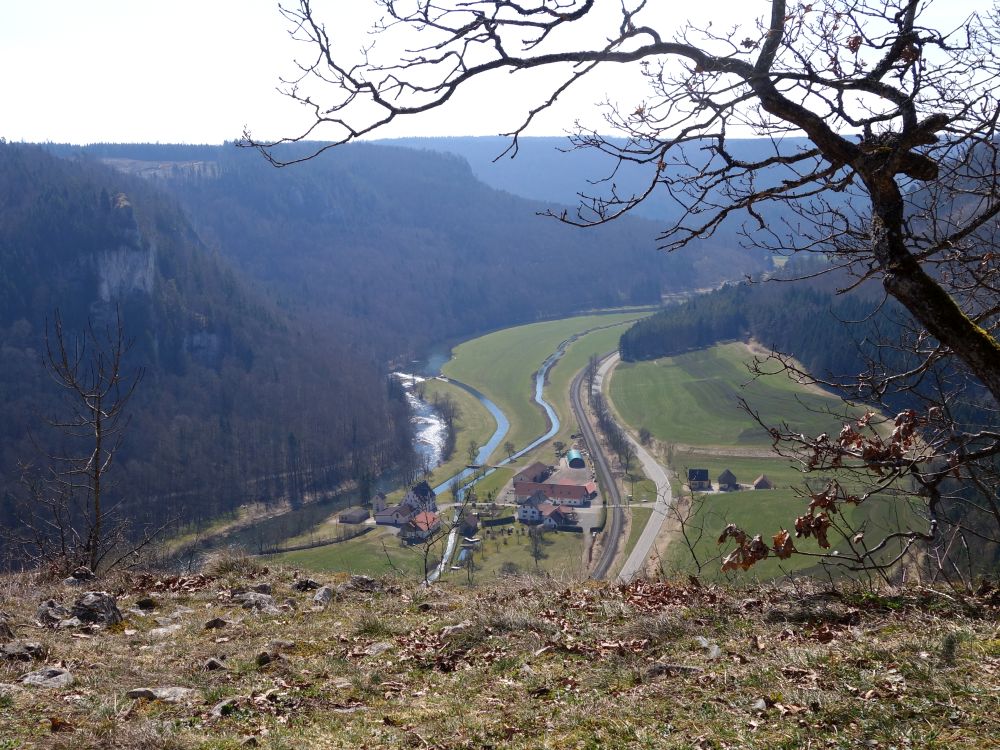 Blick vom Korbfelsen