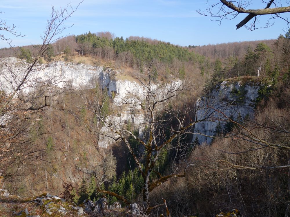 Blick Richtung A. P. Hohler Felsen