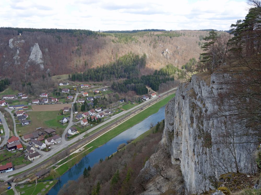 Blick vom Schlossfelsen