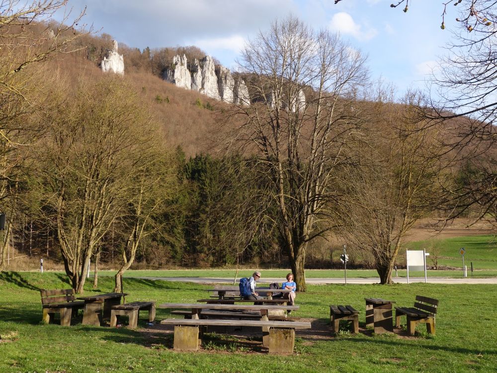 Rastplatz bei der Donabrcke