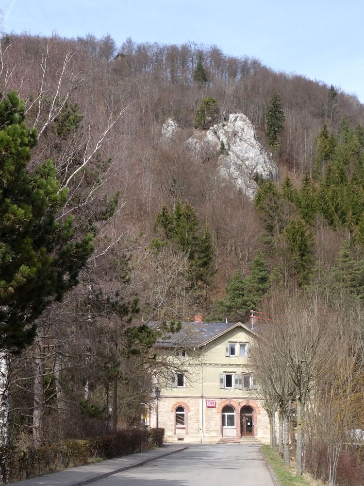 Bahnhof Fridingen und Gansnest