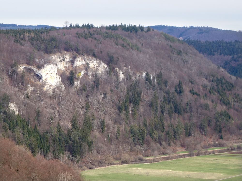 Breiter Fels, Gansnest, Schloss Bronnen