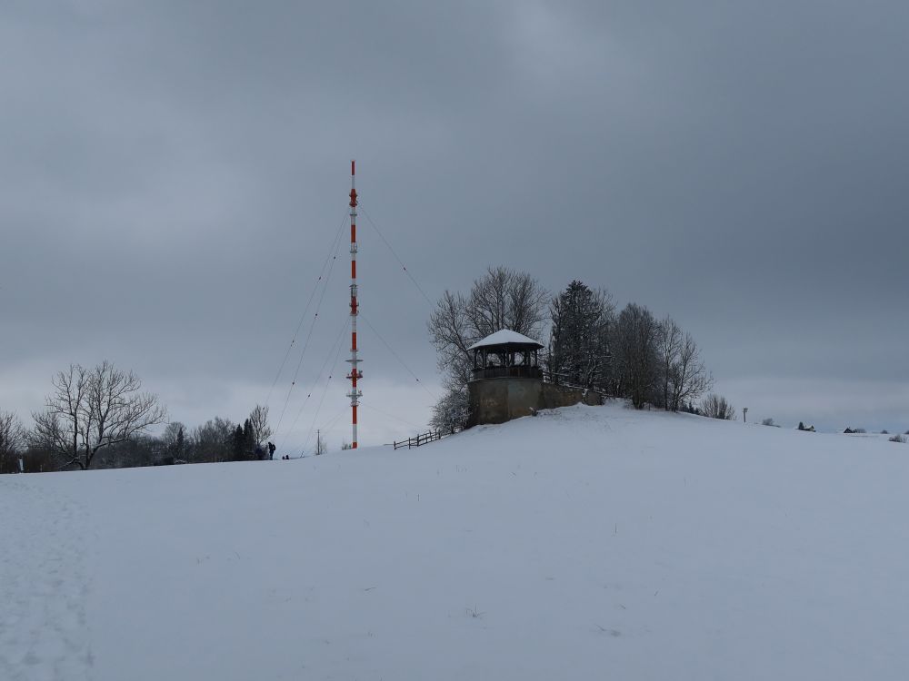 Sendemast und Aussichtsturm